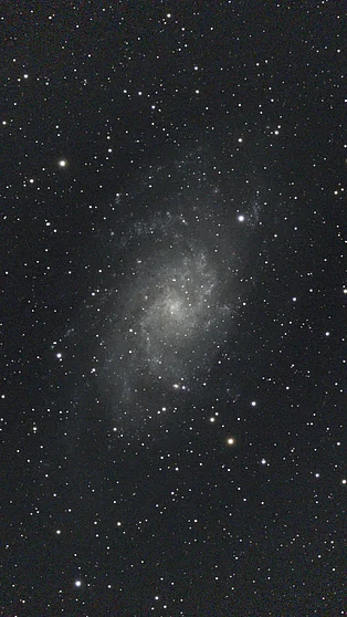 © Oliver Pollmann: Dreiecks Galaxie M33 362 x 10s, 11.09.2026 (IHT-Hohenwoos)